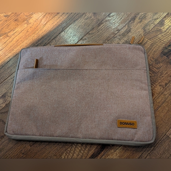 DOMISO  Laptop Sleeve Portable Carrying Case Comfort Handbag Pink 16" - Picture 11 of 14